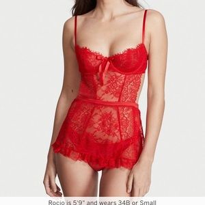 Victoria’s Secret😍❤️‍🔥very sexy NEW Wicked open back teddy!!❣️❤️‍🔥